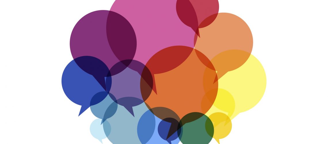 Illustration of speech bubbles